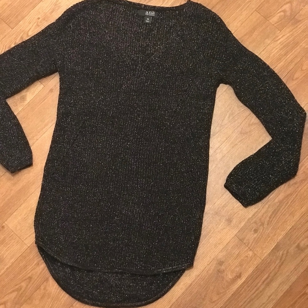 Black and gold sweater